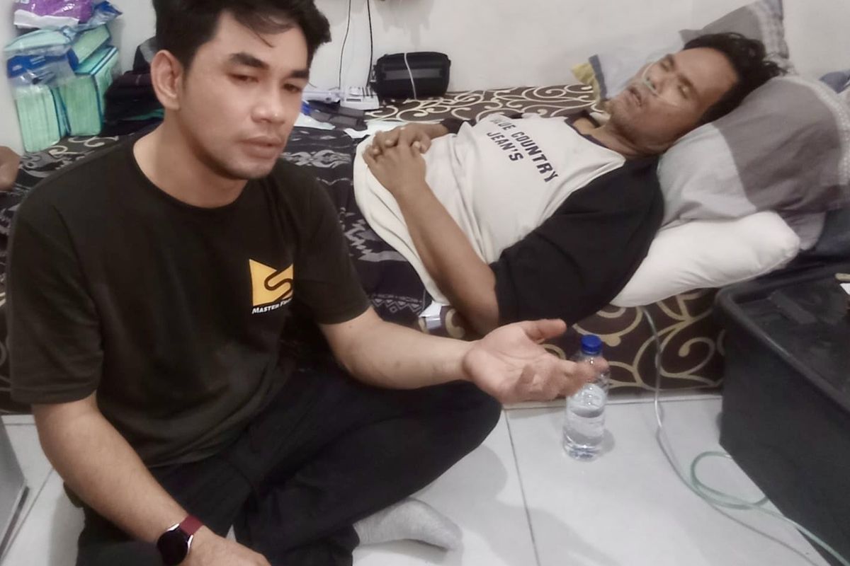 Malvin saat berkunjung ke kediaman Fahmi Bo di daerah Kebon Jeruk, Jakarta Barat, Senin (22/9/2025).